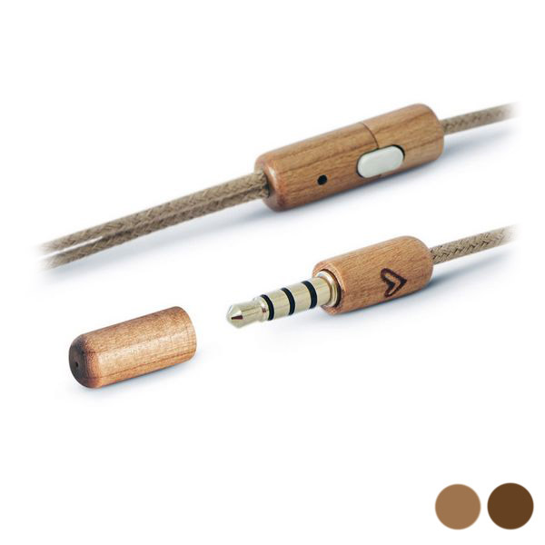 Headphones with Microphone Energy Sistem Eco Wood USB-C